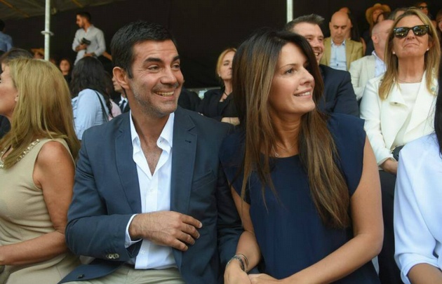 Juan Manuel Urtubey y su esposa Isabel Macedo (Foto: Gentileza Los Andes).