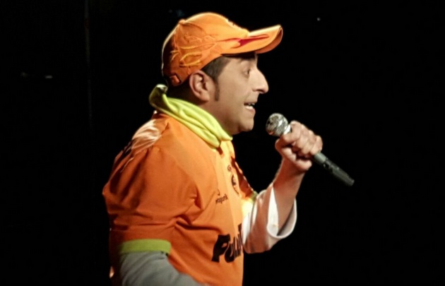 Adrián Gómez en el Festival Mundial del Choripán