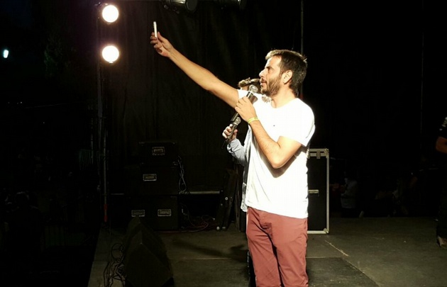 Camilo y Nardo en el Festival Mundial del Choripán