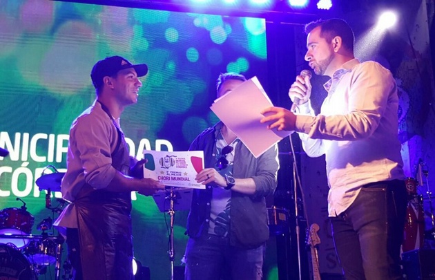 Tercer premio al "Chori mundial"