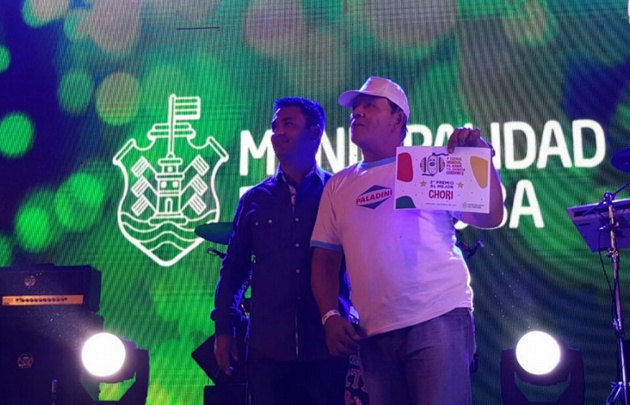 Segundo premio al "Mejor chori"