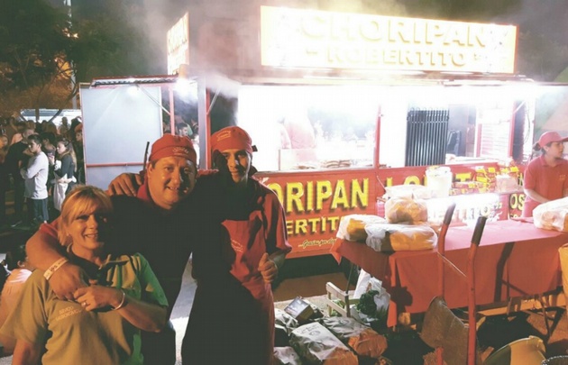 Choripán Robertito, el ganador del evento.