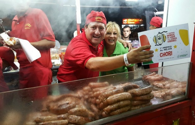 Choripán Robertito, el ganador del evento.