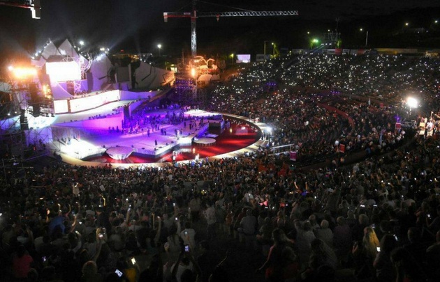 Una multitud disfrutó del espectáculo en el Frank Romero Day (Foto: Los Andes).