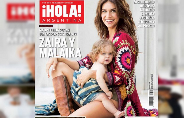 Zaira Nara y Malaika en la tapa de la revista ¡Hola! Argentina.