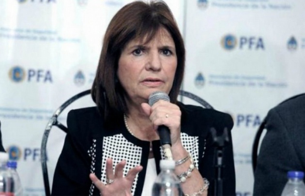 La ministra de Seguridad, Patricia Bullrich