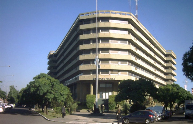 Los detenidos están alojado en el edificio Centinela de Gendarmería Nacional.