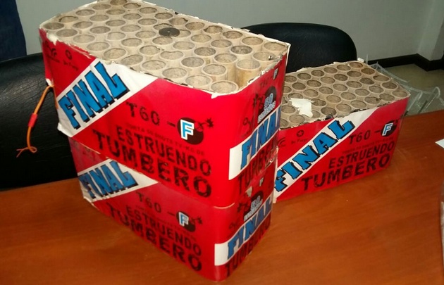 La bomba de estruendo causó pánico entre los vecinos.