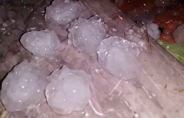 Los daños causados por el temporal en San Martín.