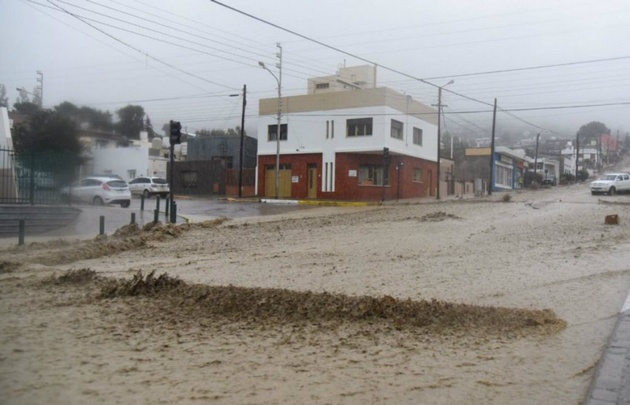 Feroz temporal sacudió a Comodoro Rivadavia (Foto: El Patagónico).