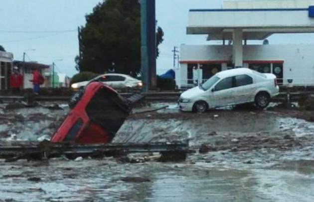 Feroz temporal sacudió a Comodoro Rivadavia (Foto: El Patagónico).