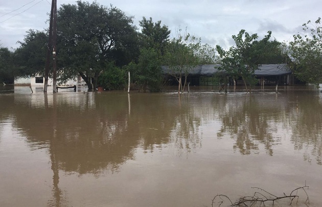 El temporal afecta a las localidades de Monteagudo y Niogasta.