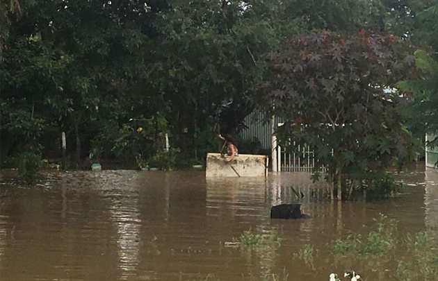 El temporal afecta a las localidades de Monteagudo y Niogasta.