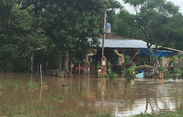 El temporal afecta a las localidades de Monteagudo y Niogasta.