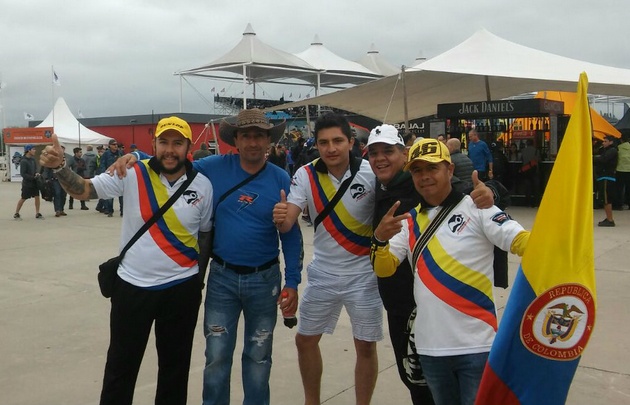 Turistas de todas partes del mundo llegaron al MotoGP.