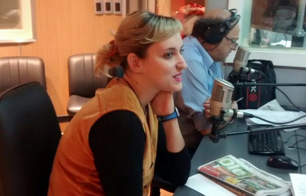 Melisa Colomé, jugadora de Hiedras Roller Derby.