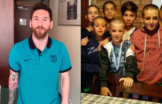 Messi le deseó una pronta recuperación a Nacho (sus amigos se pelaron por él).