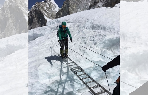 Los últimos tres días hubo intensas nevadas que obligaron a hacer una parada.