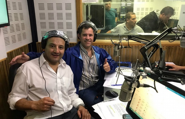 El equipo de Cadena 3, en la gran cobertura del Rally Mundial en Argentina.