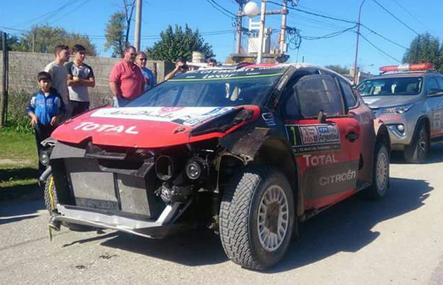 Viernes negro para Citröen tras el accidente de Kris Meeke.