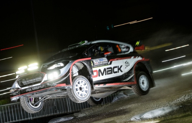 Elfyn Evans logró los mejores tiempos en el Día 1 del Rally Mundial.