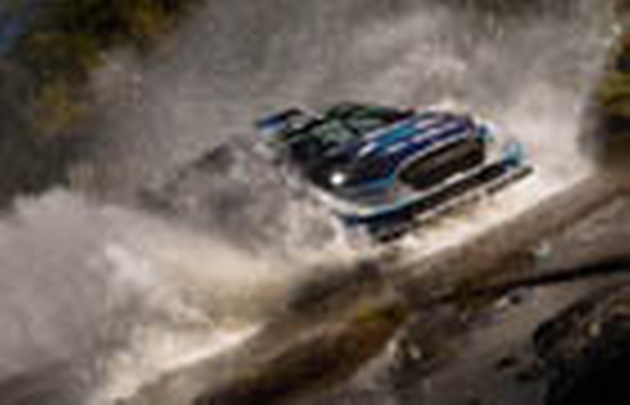 El paso de los autos por los vados fue espectacular.