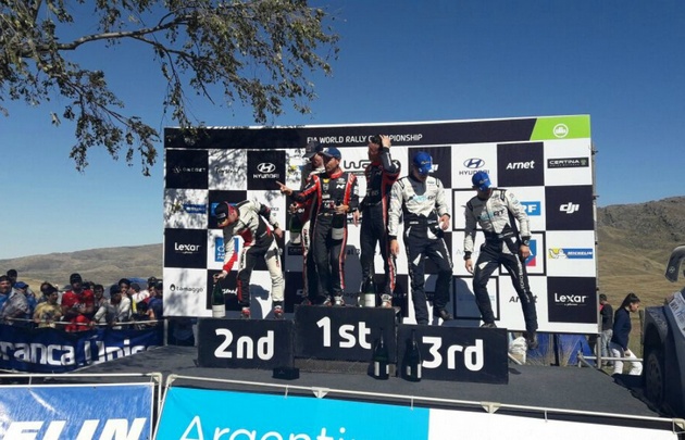Neuville cronometró 13m00s1 en el Power Stage El Cóndor.