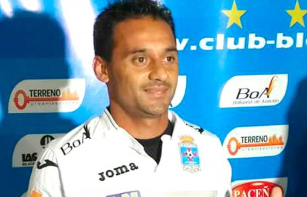 ''El Picante'' Pereyra es uno de los goleadores de la liga boliviana con Blooming.