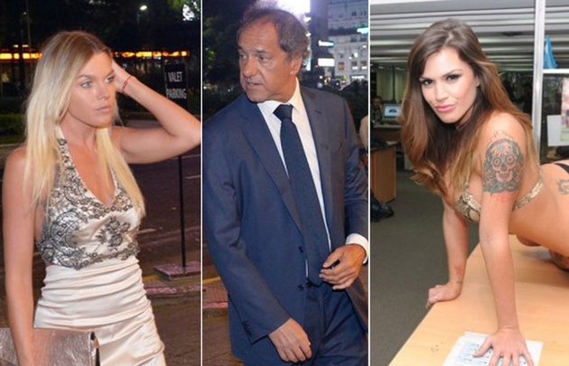 Gisela Berger, Daniel Scioli y la tercera en discordia, Sofía Clérici.