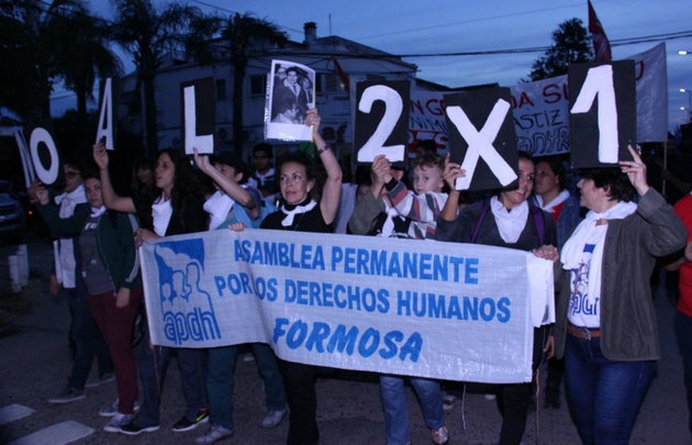 Marcha contra el 2x1 en Formosa