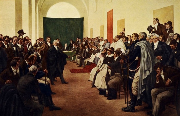 Cada concurrente debía exponer su voto en voz alta.