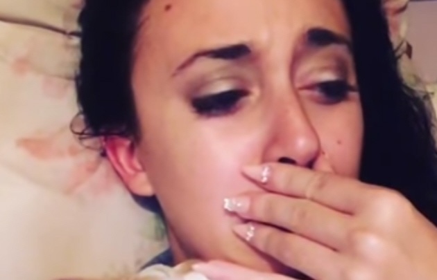 El llanto de Naiara Awada tras ser plantada por sus fans en el Planetario.