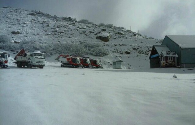 Nieve en Bariloche. (Foto de 