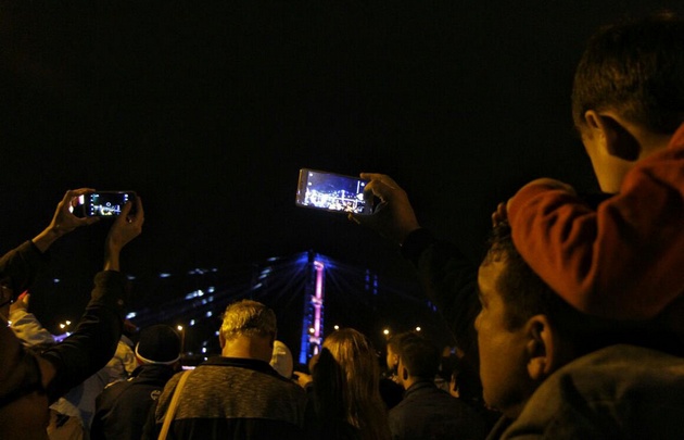 Unas 10.000 personas participaron de la inauguración del sistema LED.