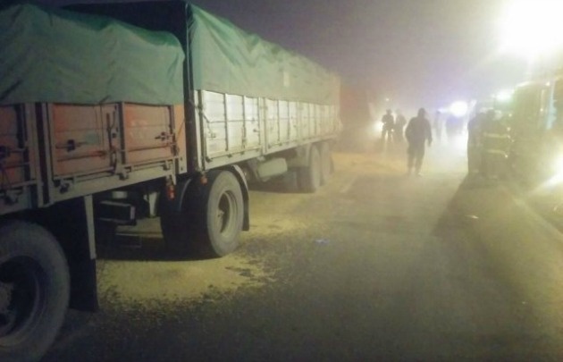 Choque en cadena en Santa Fe (Foto: lacapital.com)