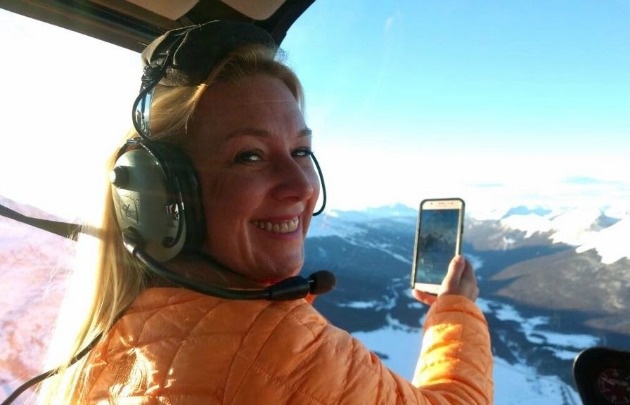 Celeste conoce Ushuaia en un viaje de ensueño.