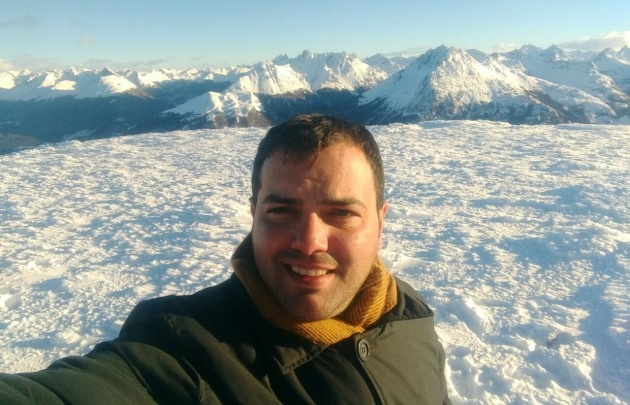 Sebastián Peri Robledo en Ushuaia