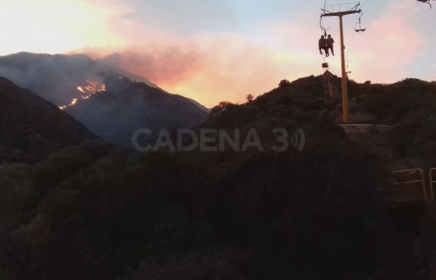 Incendios en Los Cocos.