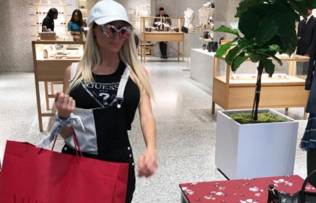 Vicky Xipolitakis se estuvo dando algunos gustitos en la Gran Manzana.