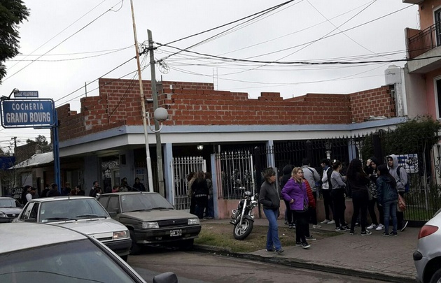 Velatorio de los menores fallecidos. 