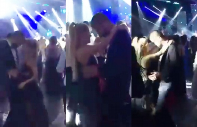 Shakira y Piqué bailando