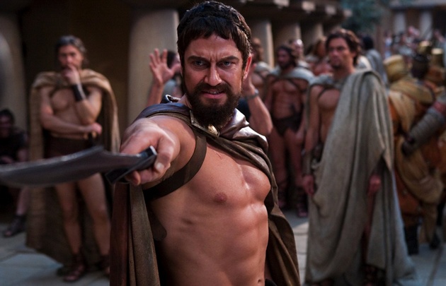 Gerard Butler, en el papel de Léonidas.