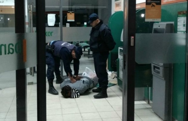 El joven detenido en Villa Nueva. 