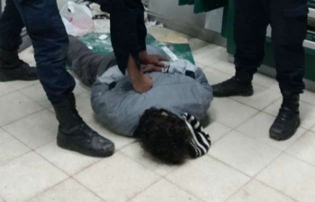 El joven detenido en Villa Nueva. 