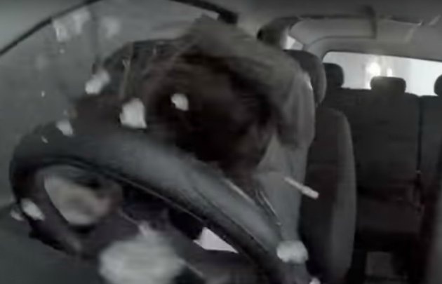 El video orienta a concientizar del peligro de manejar usando el celular.