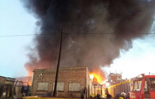 Incendio en Villa Soldati