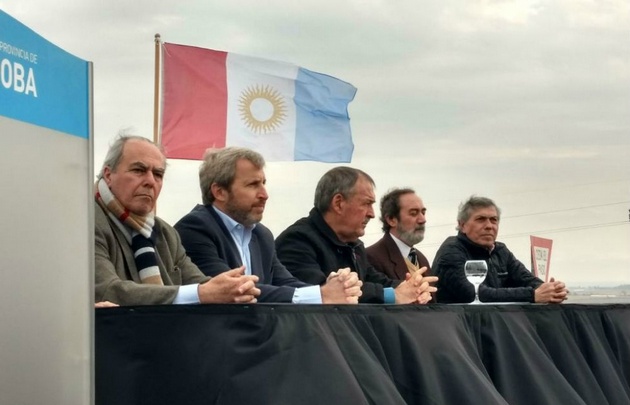 Los ministros Dietrich y Frigerio participaron de la inauguración.