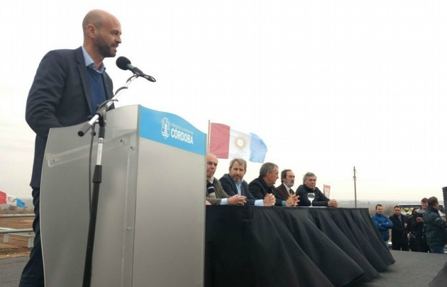 Los ministros Dietrich y Frigerio participaron de la inauguración.