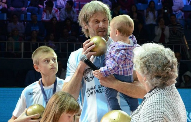 El ex deportista argentino agradeció el apoyo recibido.