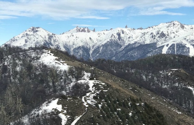 Celeste Benecchi en Bariloche.